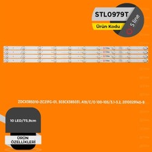 Aslanoğlu Store 39 Inç Sunny Uyumlu 73,9 cm Tv LED Bar Seti