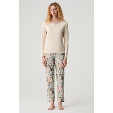 Catherine's Çiçek Desenli Pijama Takımı