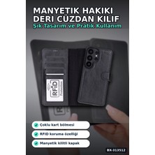 Sepetopia Manyetik Hakiki Deri Cüzdan Kılıf Samsung Galaxy S26 Ultra Uyumlu Kart Yuvalı 1 Adet BX-313512