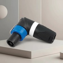 Aslanoğlu Store Speakon 4 Pin Erkek L Tipi Konnektör