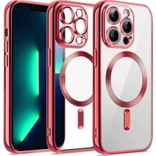 Marsilyan™- Apple Iphone 13 Pro Max Kılıf Kross Magneticsafe Kapak - Kırmızı