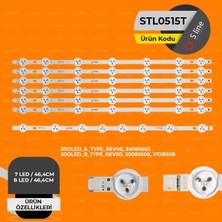 Aslanoğlu Store Vestel Uyumlu 46,4 cm Tv LED Bar Seti