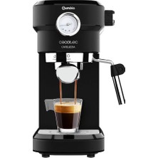 Happy Trend Cecotec Cafelizzia 790 Espresso Makinesi Siyah, 1350 W, Hızlı Isıtma Sistemi, 20 Basınç Çubukları, Ayarlanabilir Evaporatör, Su Deposu 1.2 Litre
