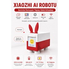 Fuchsia Deepseek Xiaozhi Yapay Zeka Robotu ESP32-S3 Akıllı Sesli Sohbet Aı Kodlama ve Stem Eğitim Kiti Arduino Uyumlu