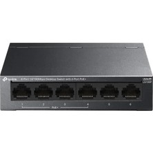 Tp-Lınk LS106P 6port 10/100 Yönetilemez Poe Swıtch