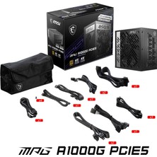 MSI Msı Mpg A1000G Pcıe5 1000W 80+ Gold Power Supply