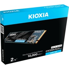 Kioxia 2tb Kıoxıa Excerıa Plus G4 M.2 Nvme Gen5 10000/8200MB/S LVD10Z002TG8