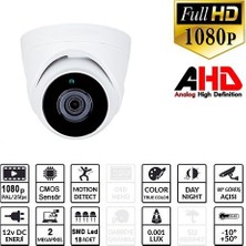 Ezcool EZ-5120HD 2mp 2.8mm Lens Ahd Dome Kamera