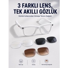 Timion Yapay Zeka Destekli Akıllı Gözlük Dahili Kameralı Bluetooth Müzik ve Arama Özellikli S