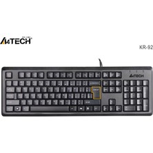 A4Tech A4 Tech Kr-92 Q Klavye USB Standart Siyah