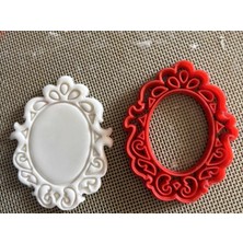 Craftelle Dekoratif Çerçeve Figürlü Özel Tasarım Kurabiye ve Hamur Kalıbı