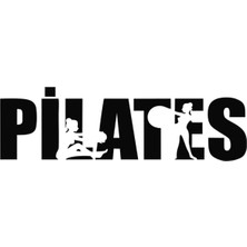 PINAXAR Pilates Spor Dekoratif Duvar Dekor Sticker 105 x 40 cm