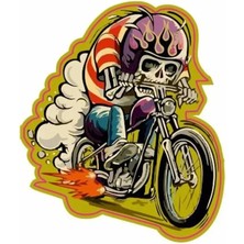 PINAXAR Motor Prime Kalite Oto Sticker Kabartmalı Dekoratif Sticker Oto Araç Cam Laptop Motosiklet Su Geçirm