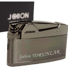 Isme Özel Jobon Marka Metal Çakmak Premium-Renk Seçenekli