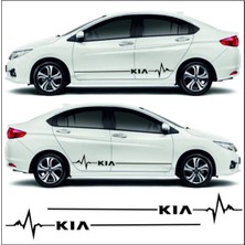 PINAXAR Kia Rio Için Özel Yeni Uyumlu Aksesuar Yan Şerit Oto Ritim Özel Yeni Sticker