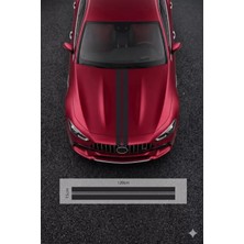 PINAXAR Alfa Romeo Spider Marka Yazılı Özel Üretim 120 x 15 cm Kaput Sticker ( Renk Son Sayfada)