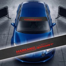 PINAXAR Peugeot 206 Oto Ön Cam Oto Kaliteli Premium, Sticker 150X15 cm Karbon