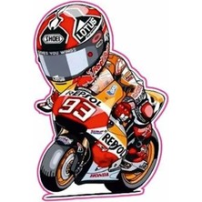 PINAXAR Motor Prime Kalite Oto Sticker Kabartmalı 7, Dekoratif Sticker Oto Araç Cam Laptop Motosiklet Su Geç