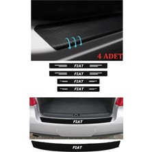 PINAXAR Fiat Freemont Için Uyumlu Aksesuar Oto Bağaj ve Kapı Eşiği Sticker Set Karbon