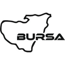 PINAXAR Bursa Yol Haritası Sticker Bursa Sticker