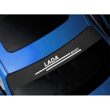 PINAXAR Lada Için Oto Ön Cam Karbon Sticker 150X15 Cmcm