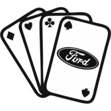 PINAXAR Ford Için Yerli Üretim Iskambil Oto Yerli Üretim A+Kalite Siyah 13*11 cm Dayanıklı