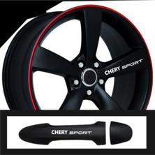 PINAXAR Chery Kimo Kapı Kolu Jant Sticker 10 Adet