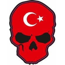 PINAXAR Kurukafa Motor Prime Kalite Oto Sticker Kabartmalı Dekoratif Sticker Oto Araç Cam Laptop Motosiklet
