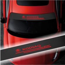 PINAXAR Skoda Kodıaq Için Uyumlu Aksesuar Oto Ön Cam Oto Sticker Karbon