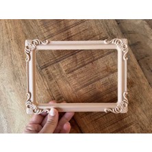 Craftelle Barok Vintage Çerçeve Süsü - Özel Tasarım Dekoratif 3D Duvar Aksesuarı