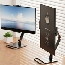 Acetech Monitör Tablet iPad Telefon Tutucu 12-16 Inç Universal Metal 360° Derece Döner Stand