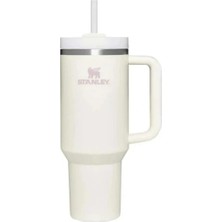 Özdemir Stanley Quencher H2.0 Flowstate Pipetli Termos 1.18 L (40 Oz) - Krem / Beyaz