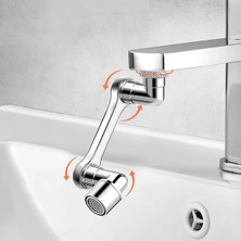 Acetech 1080 Derece Dönebilen Evrensel 2 Modlu Robotik Kol Mutfak Banyo Musluk Başlığı
