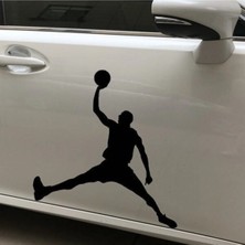PINAXAR Basketbol Oyuncu Tasarım Oto Yerli Üretim A+Kalite Siyah 15*13 cm Dayanıklı