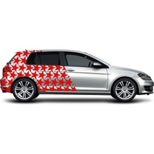 PINAXAR Yıldız Araba Sticker Yıldız Arka Çamurluk Kaplama Sticker