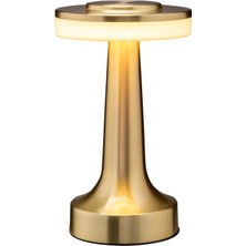 Acetech Retro Şarjlı Metal Masa Lambası – 3 Farklı Işık Modu, Şık Atmosfer!