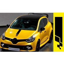 PINAXAR Renault Sport Oto Kaput Şerit Sticker 70X13 cm