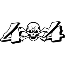 PINAXAR Kuru Kafa Off Road 4 x 4 Sticker A+Kalite 30 x 12 cm Dayanıklı