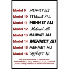 PINAXAR Isim Yazı Araba Sticker Çıkartma Oto Sticker Araba Yazı Sticker
