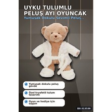 Ototechparca Uyku Tulumlu Yumuşak Peluş Ayıcık Oyuncak 40 cm 0,295 kg Hediye Için Sevimli BX-313536