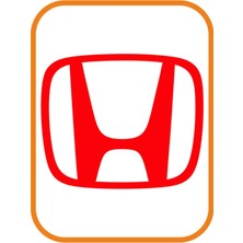 PINAXAR Honda Sunroof Cam Oto Özel Yeni Sticker Kırmızı 40*30 cm