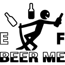 PINAXAR Beer Me Sticker 20 x 18 cm Prime Yapıştırma