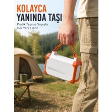 Laraheiser 60000 Mah Yüksek Kapasiteli Powerbank 22.5W Hızlı Şarj 4 Entegre Kablolu Dijital Göstergeli Ta�