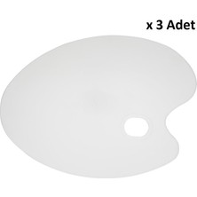 Bigpoint Sanatsal Oval Palet 43 cm x 3 Adet
