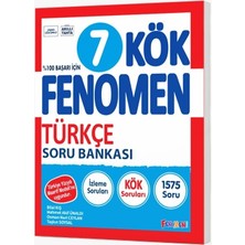 Fenomen Yayıncılık Fenomen Okul 2027 7. Sınıf Türkçe Kök Soru Bankası Maarif Model