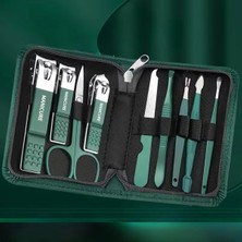 Acetech 6 Parça Özel Deri Çantalı Manikür & Pedikür Seti
