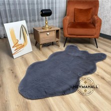 Nevmahall Premıum Kalite Tavşan Peluş Post Kesim Yumuşak Doku Tüy Dökmez Halı