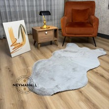 Nevmahall Premıum Kalite Tavşan Peluş Post Kesim Yumuşak Doku Tüy Dökmez Halı