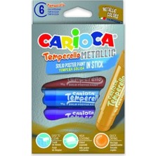 Carioca Temperello Stick Poster Boyama Kalemi Metalik 6 Renk (42674)