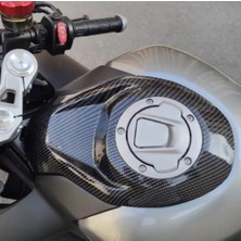 Bay Cf Moto 450SR Depo Kapak Üst Plastık - Karbon Desen